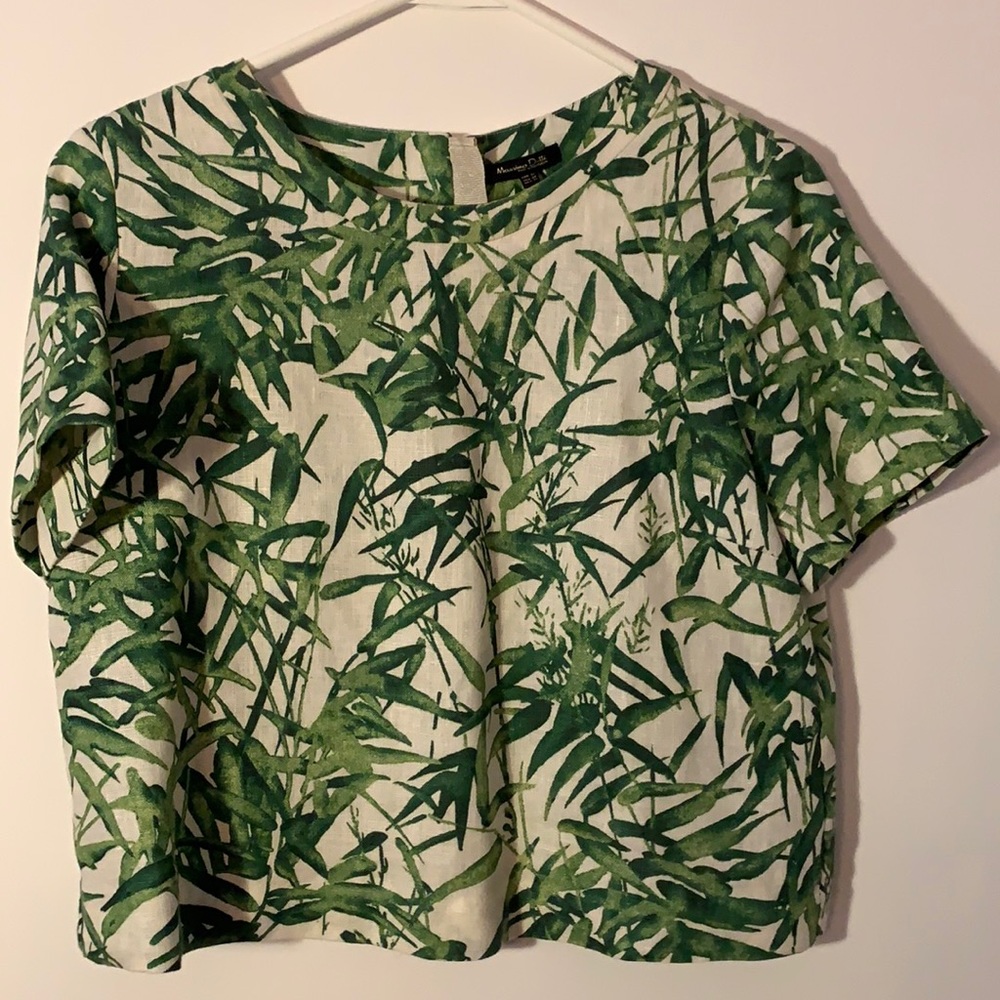 Massimo Dutti Linen Top